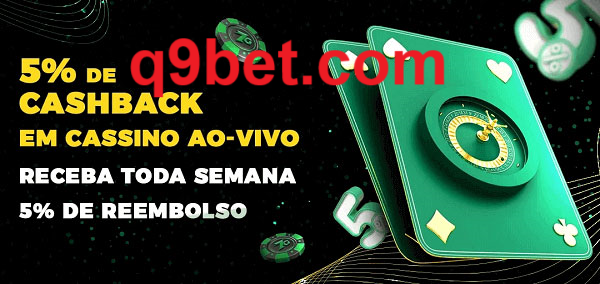 Promoções do cassino ao Vivo q9bet